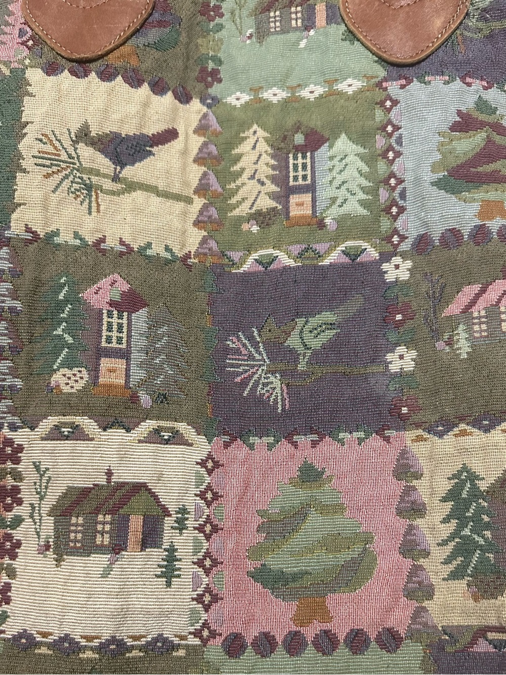 Tapestry patchwork tote - Picture 6 of 6